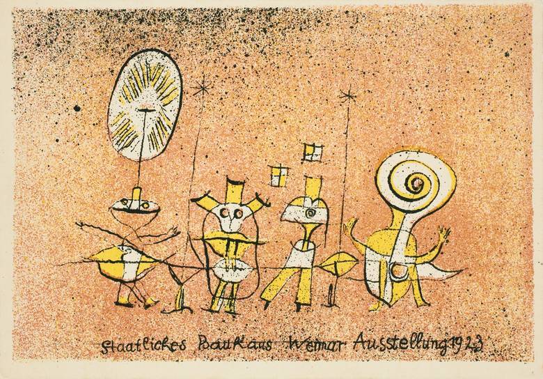 The Bright Side postcard. Lithograph. Paper: Cream, smooth, wove (board)