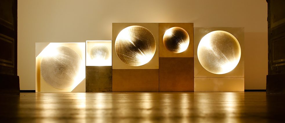 Kunst à la Zero: „Kosmische Vision / Lichtscheibe“ von Günther Uecker.