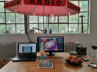 Varsha@Experimental Radio &copy; © Varsha Bhide Varsha@Experimental Radio