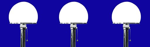 Bauhaus-lamppu, Wilhelm Wagenfeld, 1924, re-edition Tecnolumen, Saksa 1983