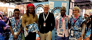 Enter Africa at the booth with Martin Lorber, Head of PR of Electronic Arts (EA) Germany.