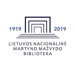 Litauische Martynas Mažvydas Nationalbibliothek Logo