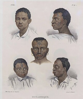 Moçambicanos: de "Viagem pitoresca pelo Brasil", de Johann Moritz Rugendas, 1830–1835, Coleção da Biblioteca Nacional, Brasil