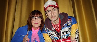 Stereo Total – die zwei Musiker Françoise Cactus und Bretzel Göring