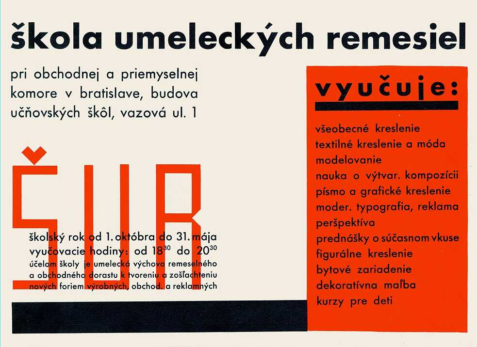 Leták ŠUR