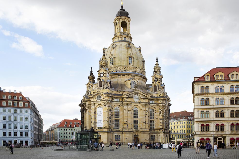 Frauenkirche church in Dresden