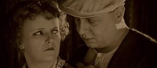 Film Still: Maly Delschaft and Emil Jannings in Varieté (1925)