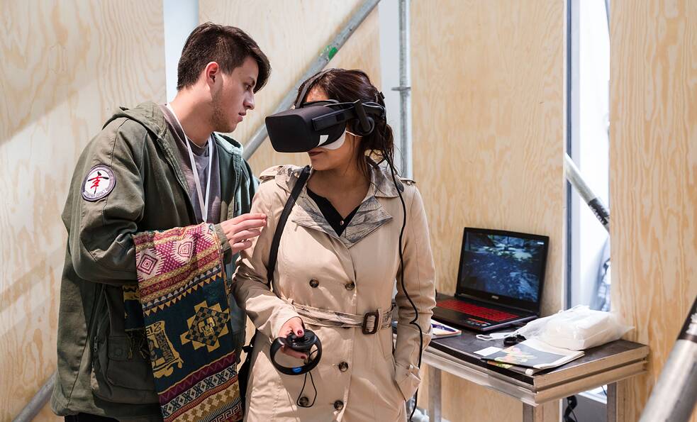 VR Stationen. Humboldt Forum Berlin