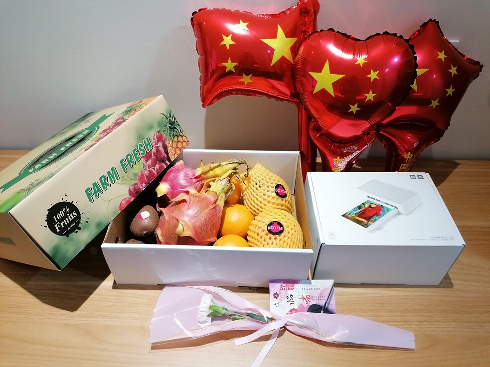 Reich beschenkt zum Teachers Day in China