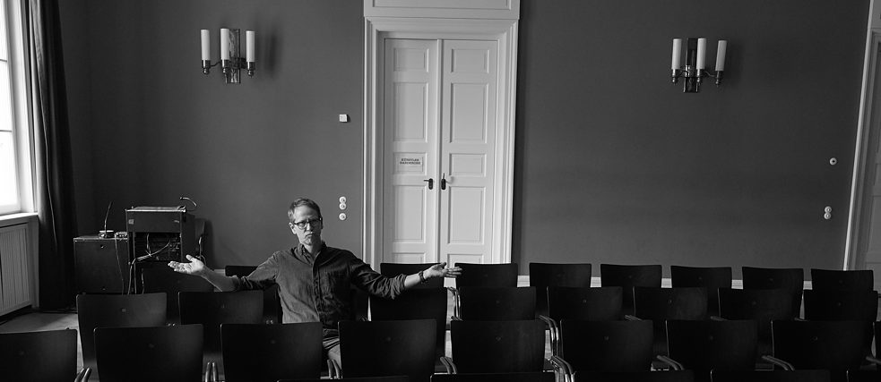 Hauke Hückstädt at the Literaturhaus Frankfurt