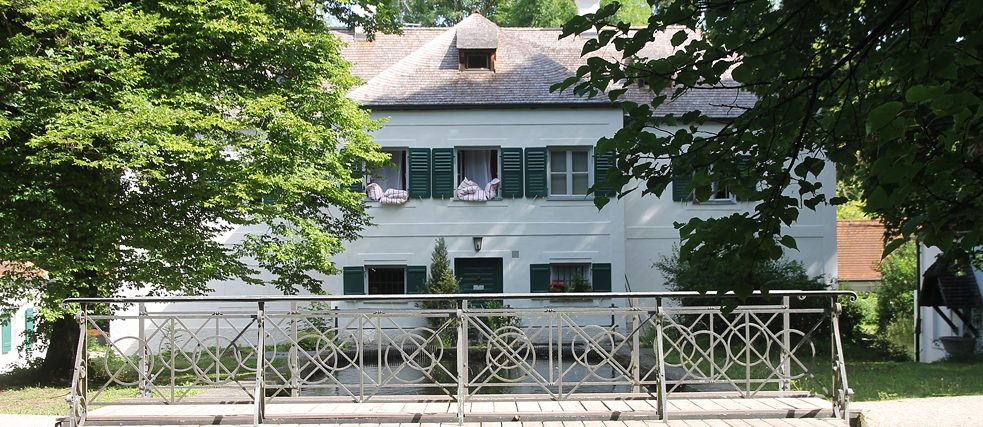 La casa della fontana al Nymphenburg, il parco delle ninfee