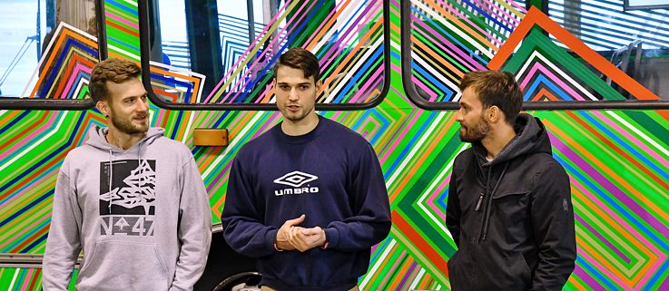 Tape That Mitglieder Adrian Dittert, Atau Hamos und Stefan Busch