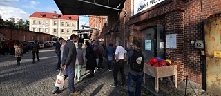 Helmets for the concert in Młyn Hilberta