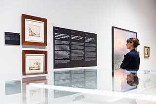 Jean Baptiste Louis Gros, Camilo Echavarría, Frederic E. Church. <i>Tropical Landscape with frame</i> . A natureza das coisas. Fórum Humboldt, Berlim,  2019. 
