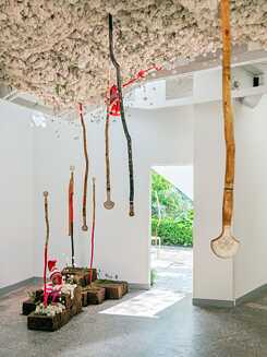 Installation Ovdavázzit-Forewalkers im Finnischen Pavillon_Biennale Venedig 2019