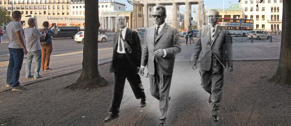 Бранденбурзькі ворота 1961/2015, монтаж