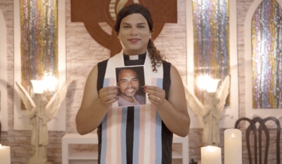 God is a Woman Banner