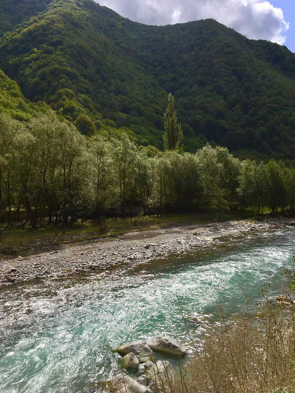 Der Aragwi-Fluss