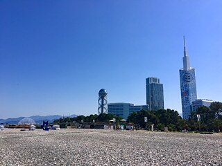 Der Strand von Batumi
