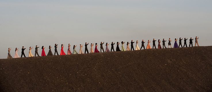 Tänzer der Pina Bausch Company in „Pina“