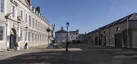 Inner courtyard of the Irish Museum of Modern Art