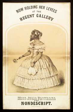 Julia Pastrana, the Nondescript [Julia Pastrana, die Unbeschreibliche]