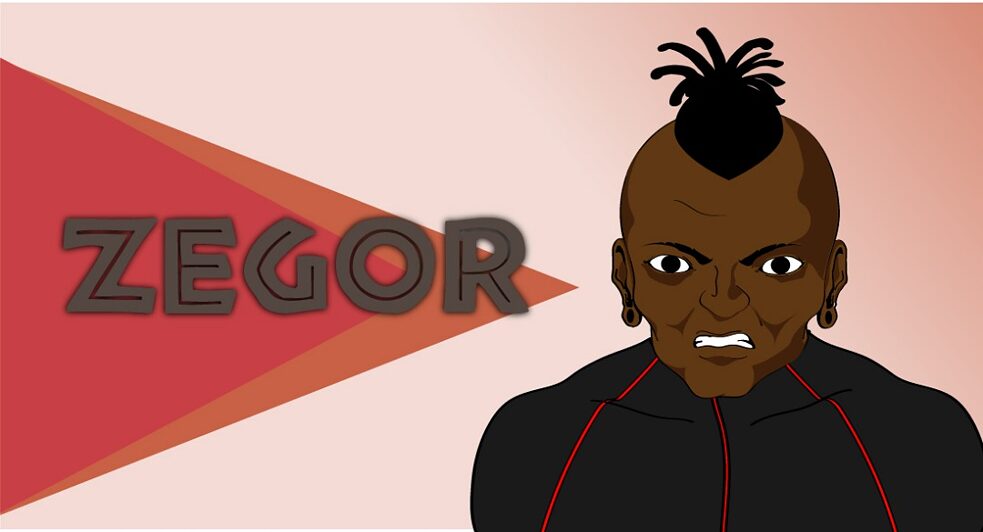 Zegor, Charactére de Land Markz