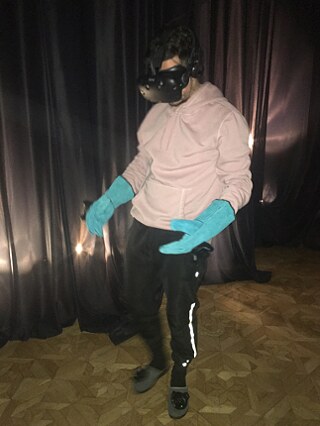 Fasziniert von der VRwandllung: Orlando Bloom 