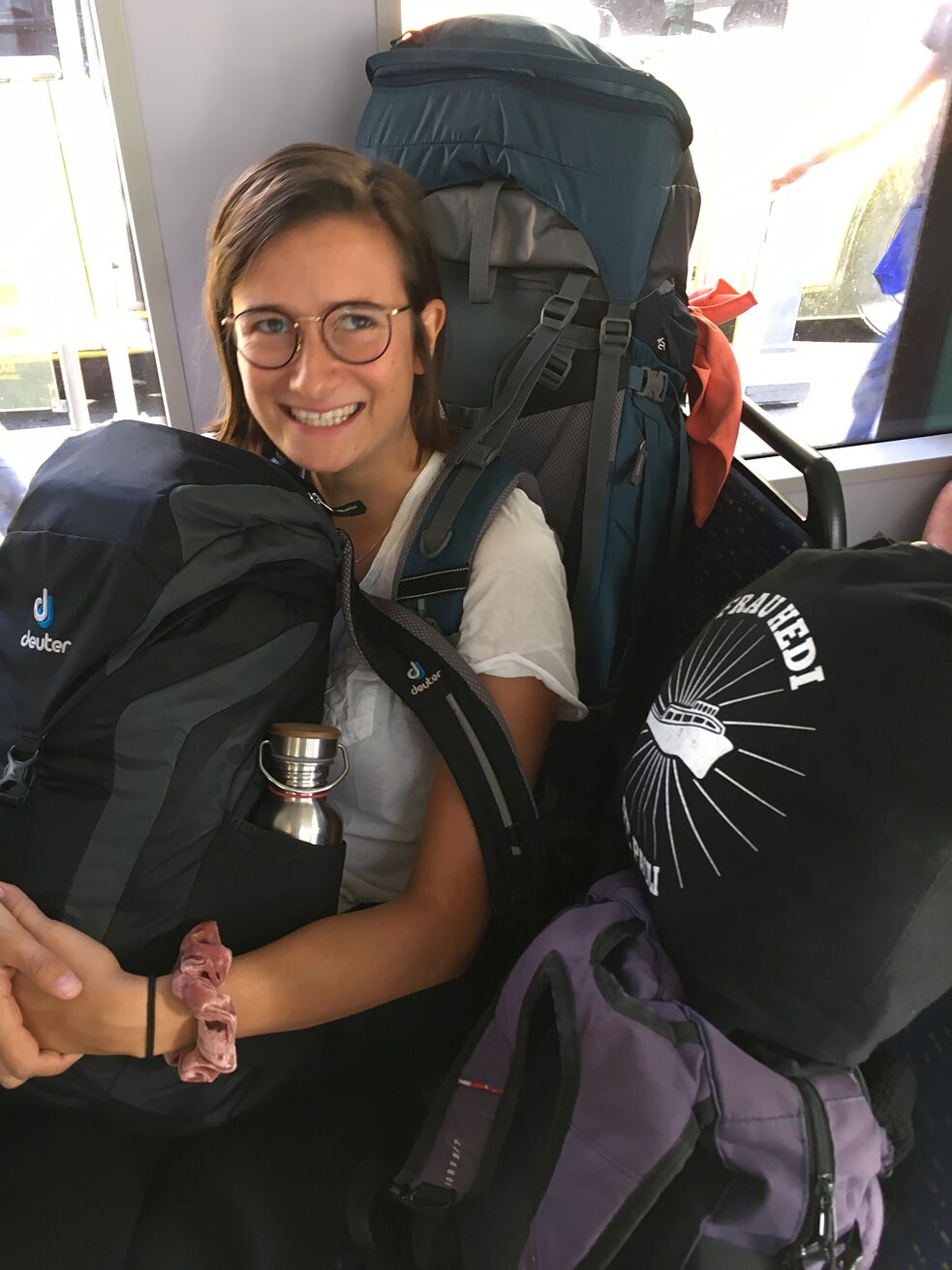 Vollgepackt und leicht nervös auf dem Weg zum Busbahnhof in Istanbul