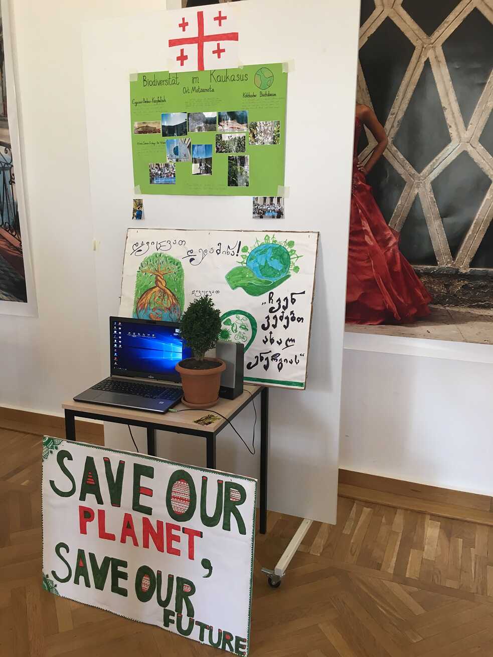 Einer von vielen Projektständen auf dem Projektmarkt