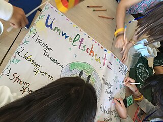 Eines von vielen tollen Plakaten, die während der Gruppenarbeiten entstanden