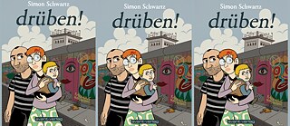 Обложка романа „drüben!“ - «туда!» 