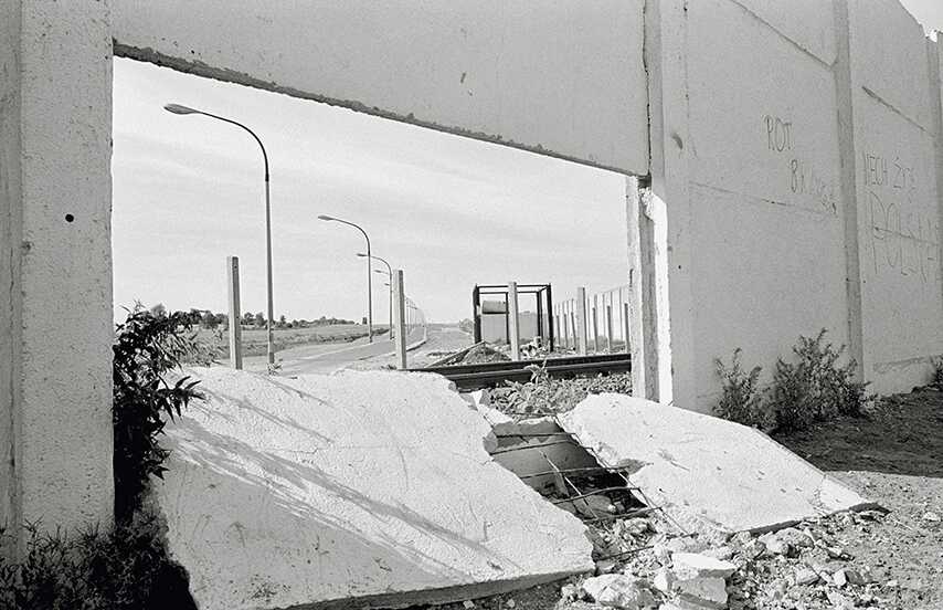 Franja de la muerte en el norte de Berlín, 1990 © Philipp von Recklinghausen