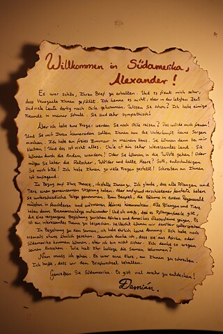 La carta de Damián Andrés Diaz-Muñoz