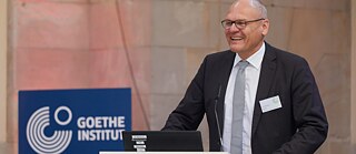 Secretary-General Johannes Ebert during his opening speech