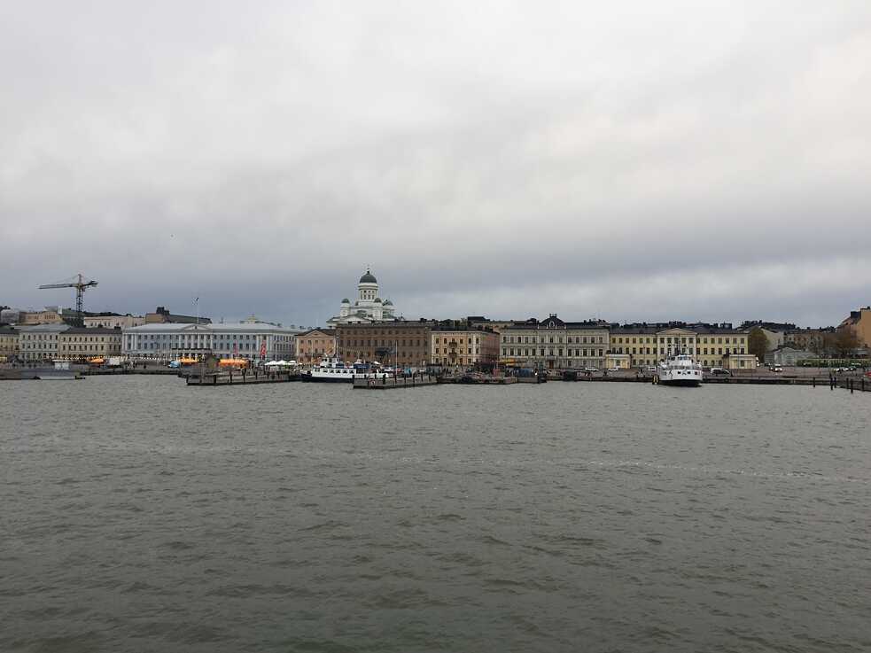 Helsinki von der Fähre