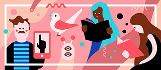 Rosinenpicker © © Goethe-Institut / Illustration: Tobias Schrank © Goethe-Institut / Illustration: Tobias Schrank