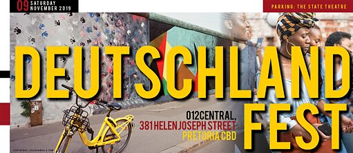 Banner des Deutschlandfest 2019 in Pretoria