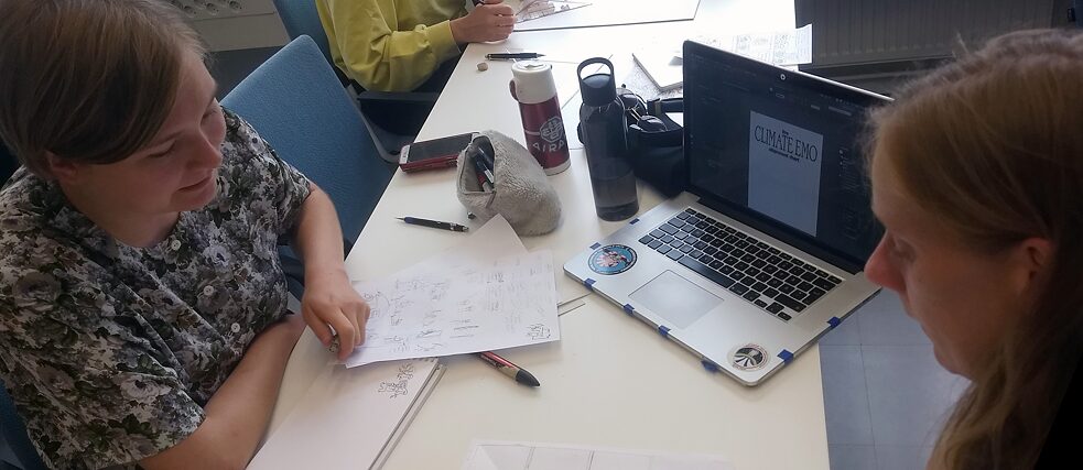 Eine Unterrichtssituation am zweiten Tag des Workshops