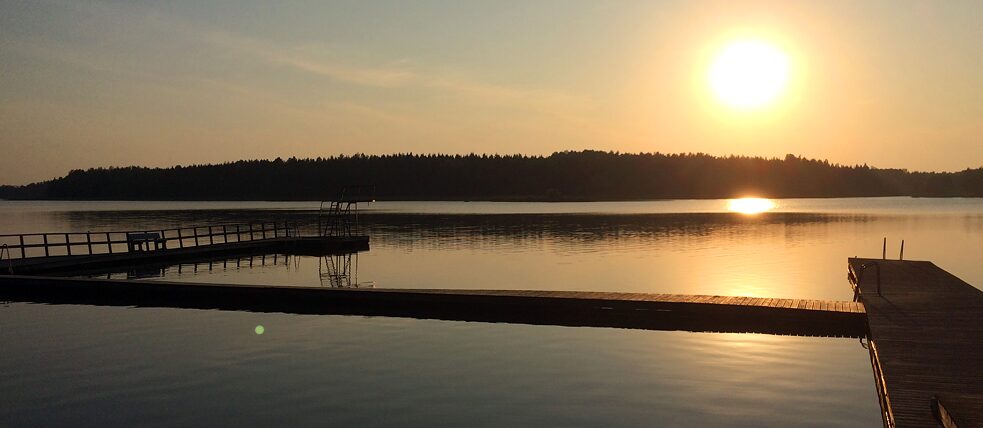 Sonnenuntergang in Sysmä