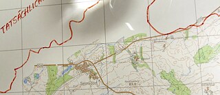 동독 주민들이 국경선에 대한 정확한 정보를 알지 못하게 하기 위해 슈타지가 위조한 지도 