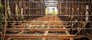 Изоставени жп релси, паркът на Нордбанхоф