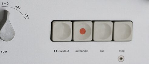 Ausschnitt Tonbandgerät von Florian Böhm 