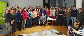 Participanți la atelierul „Viitorul bibliotecilor”