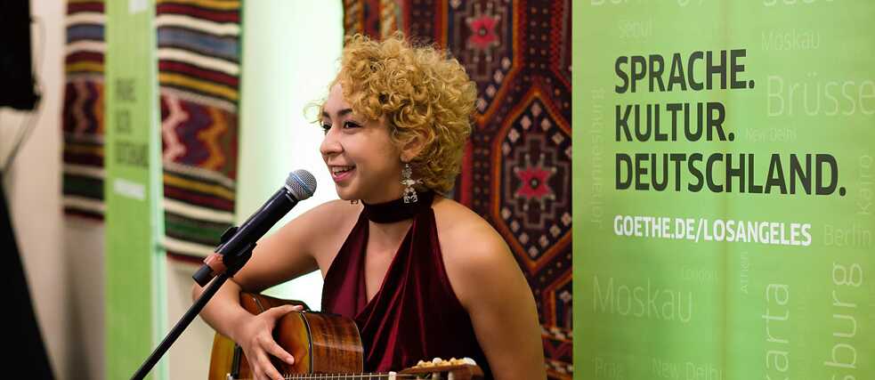 Gemma Castro sings the song “MacArthur Park” 