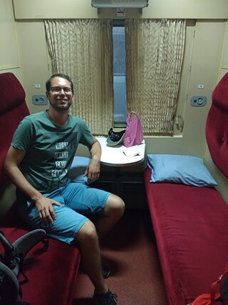 2er Abteil im Nachtzug von Tiflis nach Zugdidi