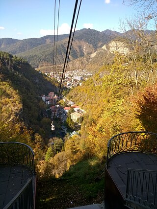 Seilbahn in Borjomi