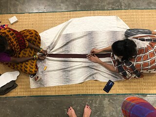 Collaborating stitching in 1 Shanthi Road