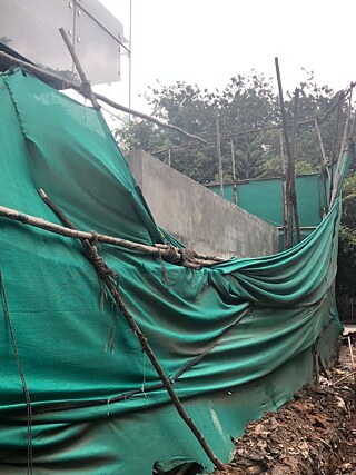 An example how textile create spaces within the city 