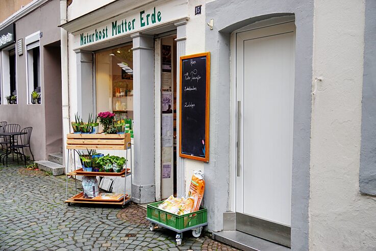 “Mutter Erde” (Mother Earth) natural foods shop in in Saarbrücken 